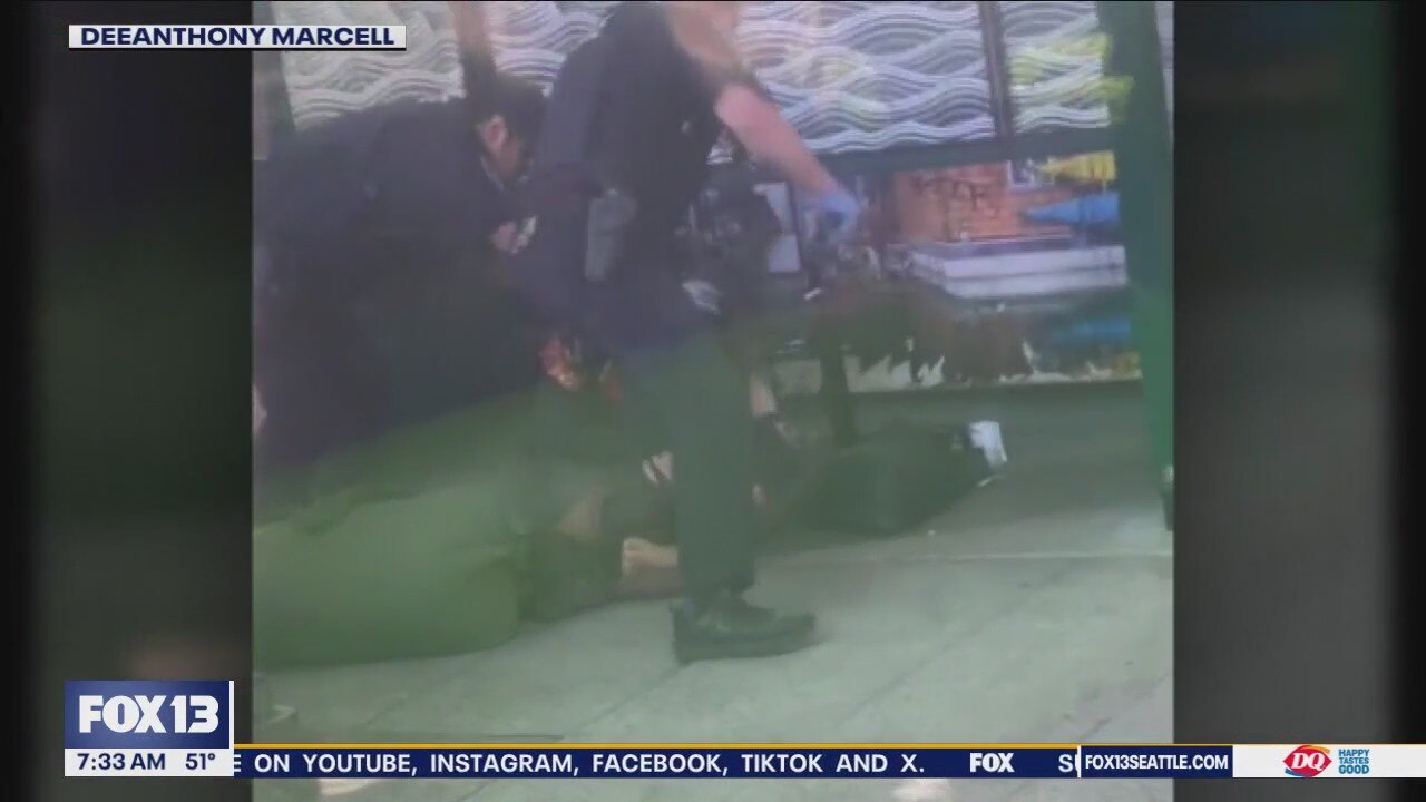 Video shows SPD officers beating man on ground