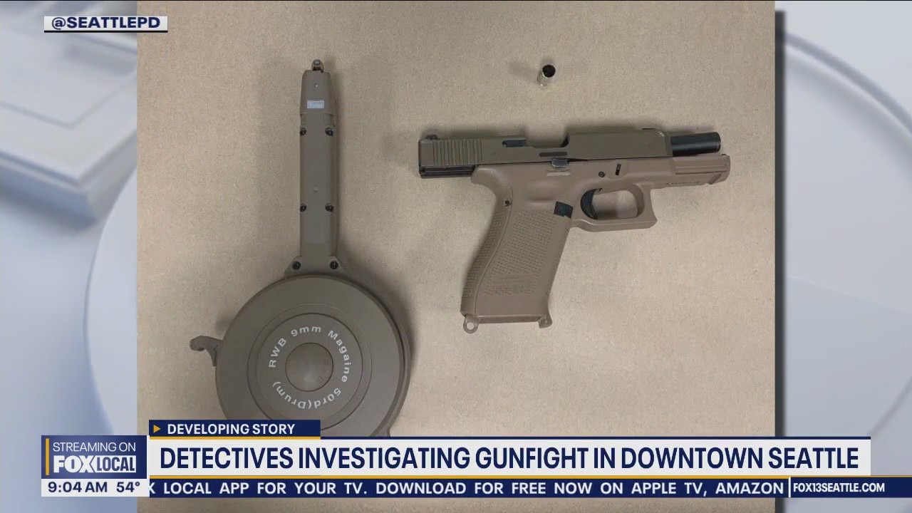 SPD investigating gunfight in downtown Seattle