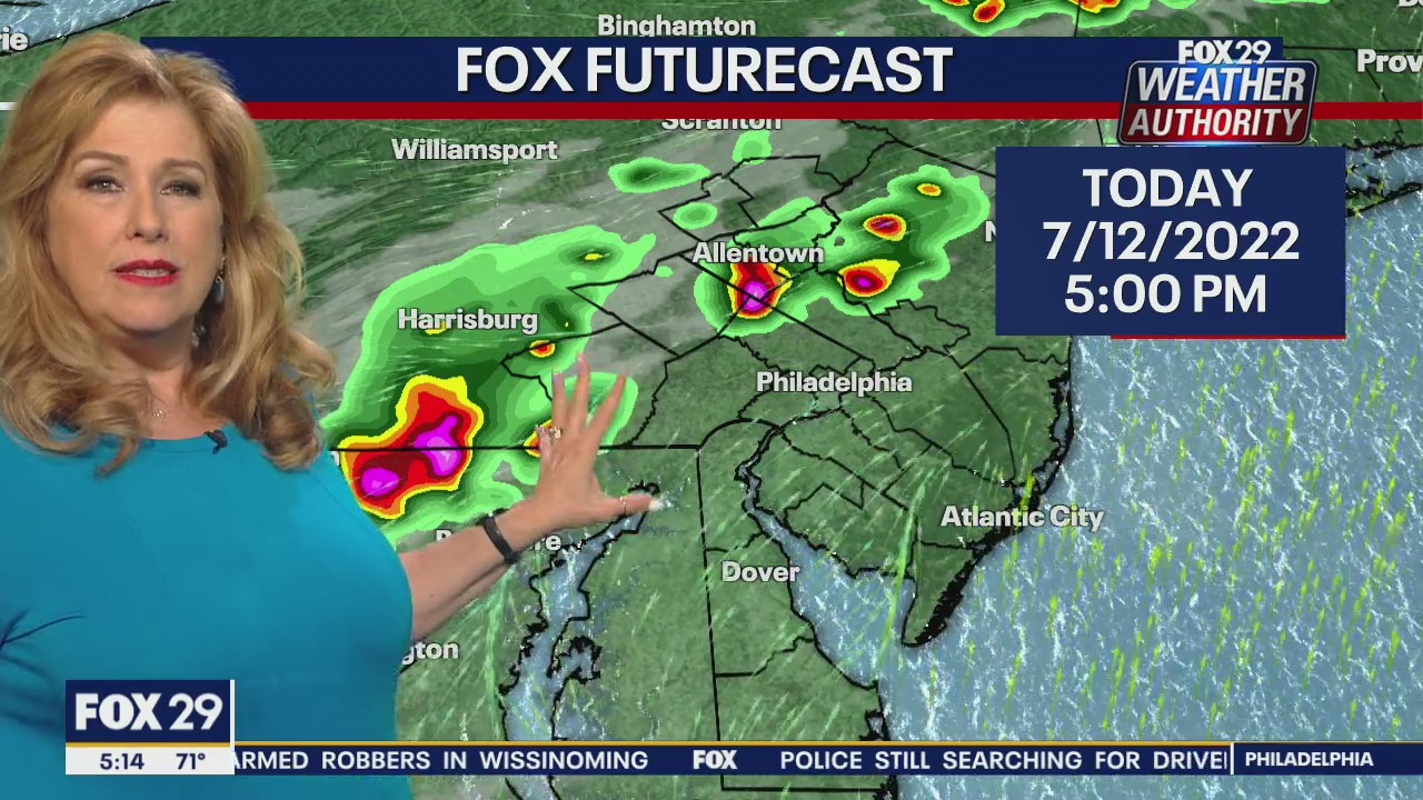 Weather Authority: Tuesday, 5 a.m. update