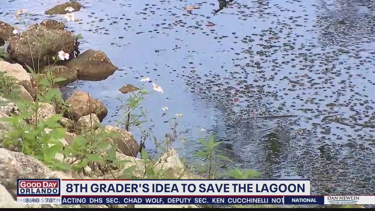 Local 8th grader creates plan to save the Indian River Lagoon