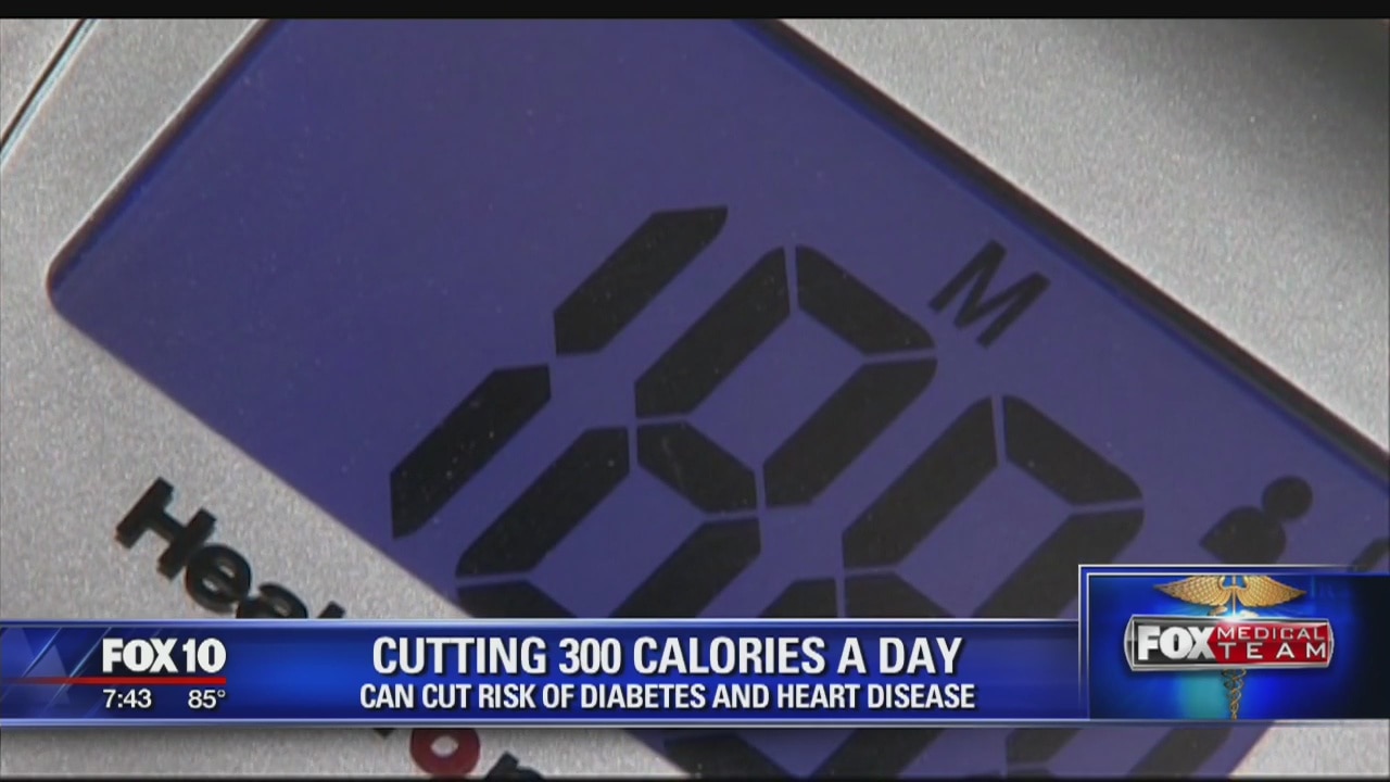 Cutting 300 calories a day can cut risk of diabetes, heart disease
