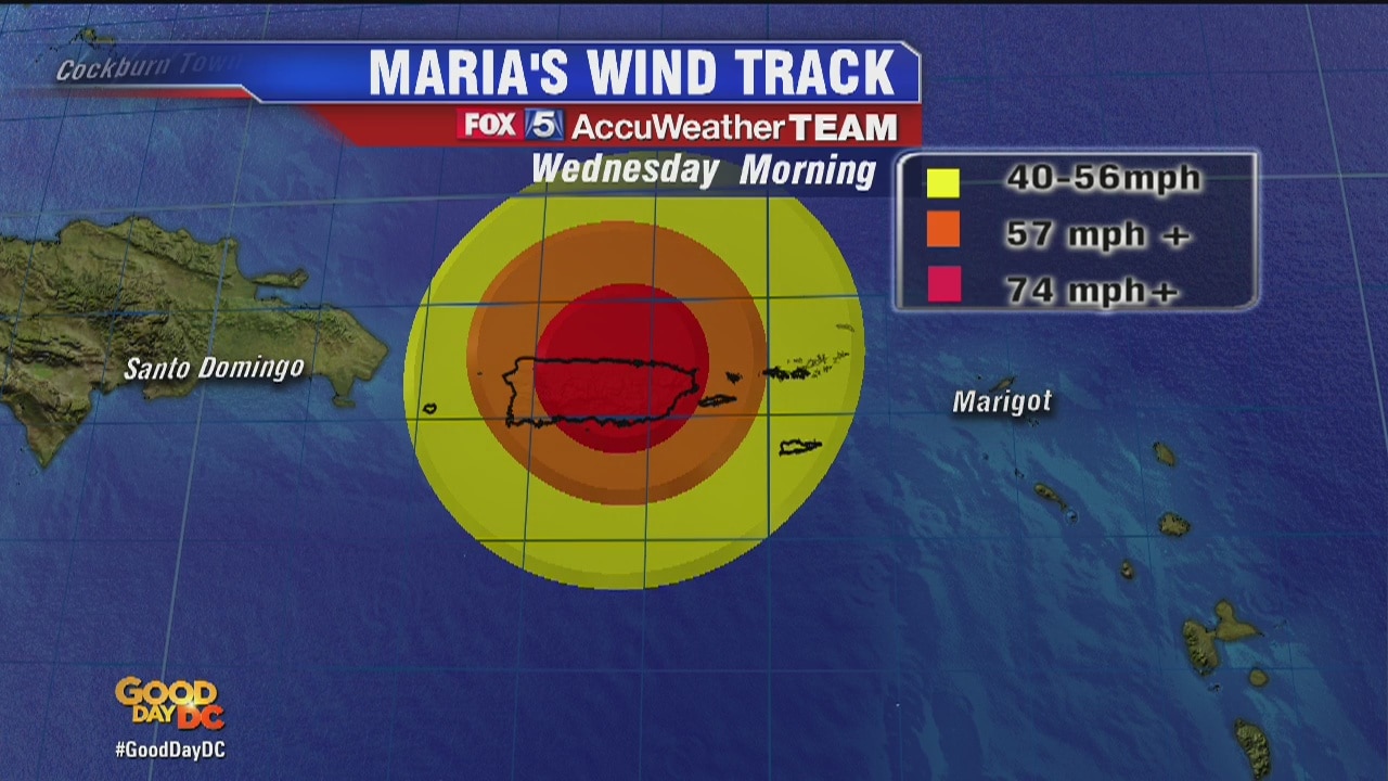 Hurricane Maria hits Puerto Rico after slamming Dominica; Jose weakens to tropical storm