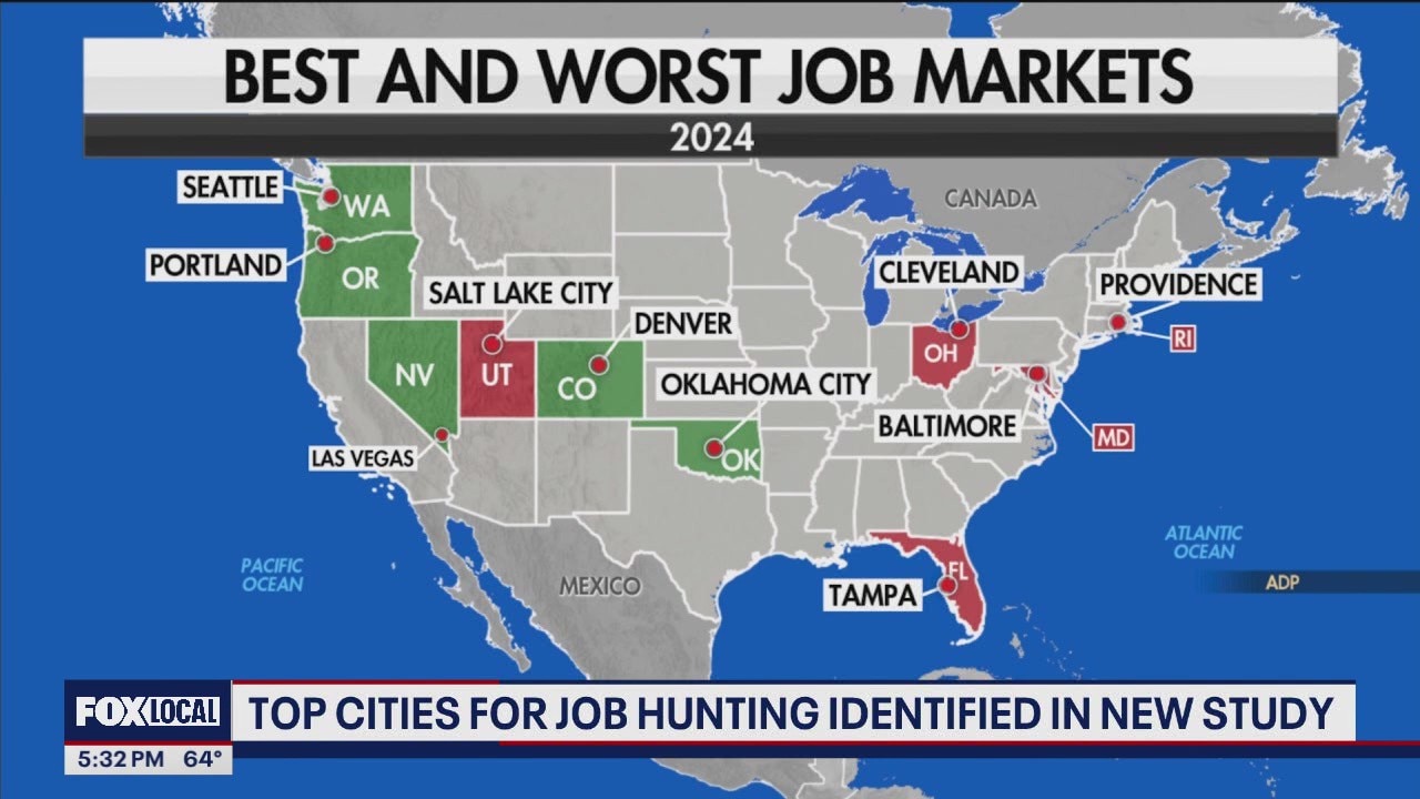 Study identifies top cities for job hunting