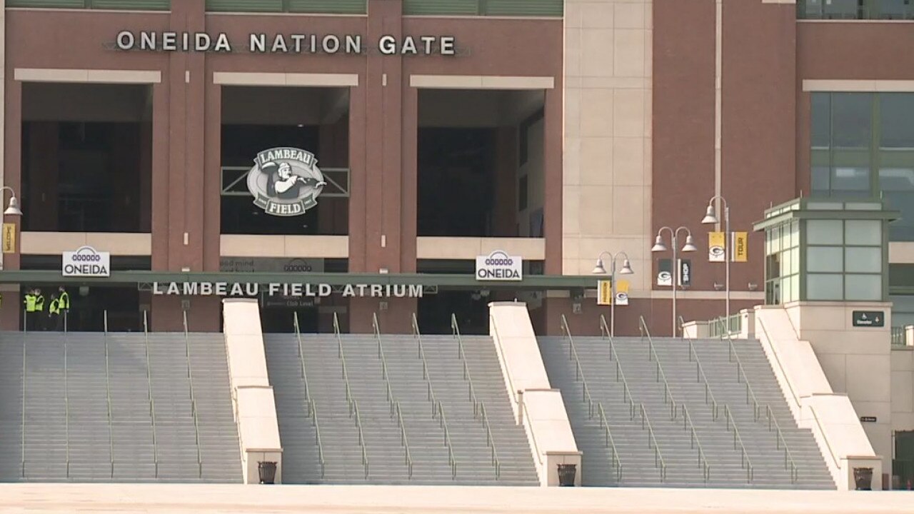 Empty Lambeau, Stadium District for Packers opener