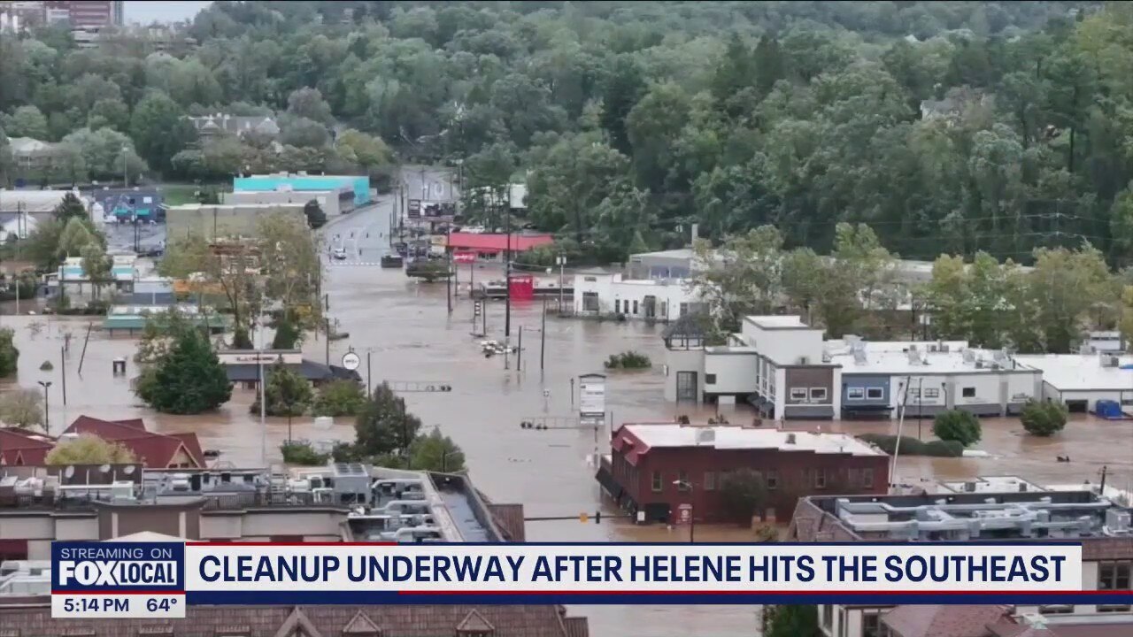 Cleanup underway after Hurricane Helene hits the Southeast | FOX 13 Seattle