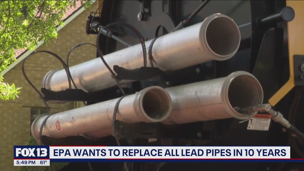 EPA wants to replace all lead pipes in 10 years