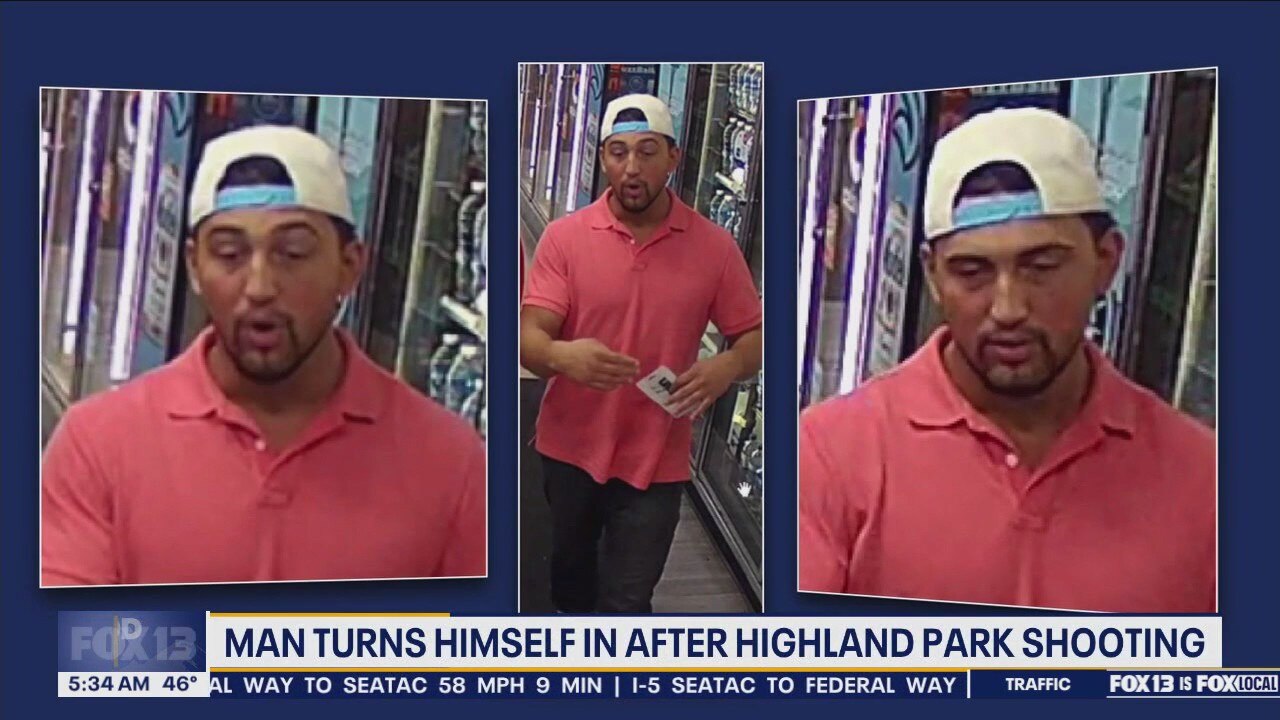 Man turns himself in after Highland Park shooting