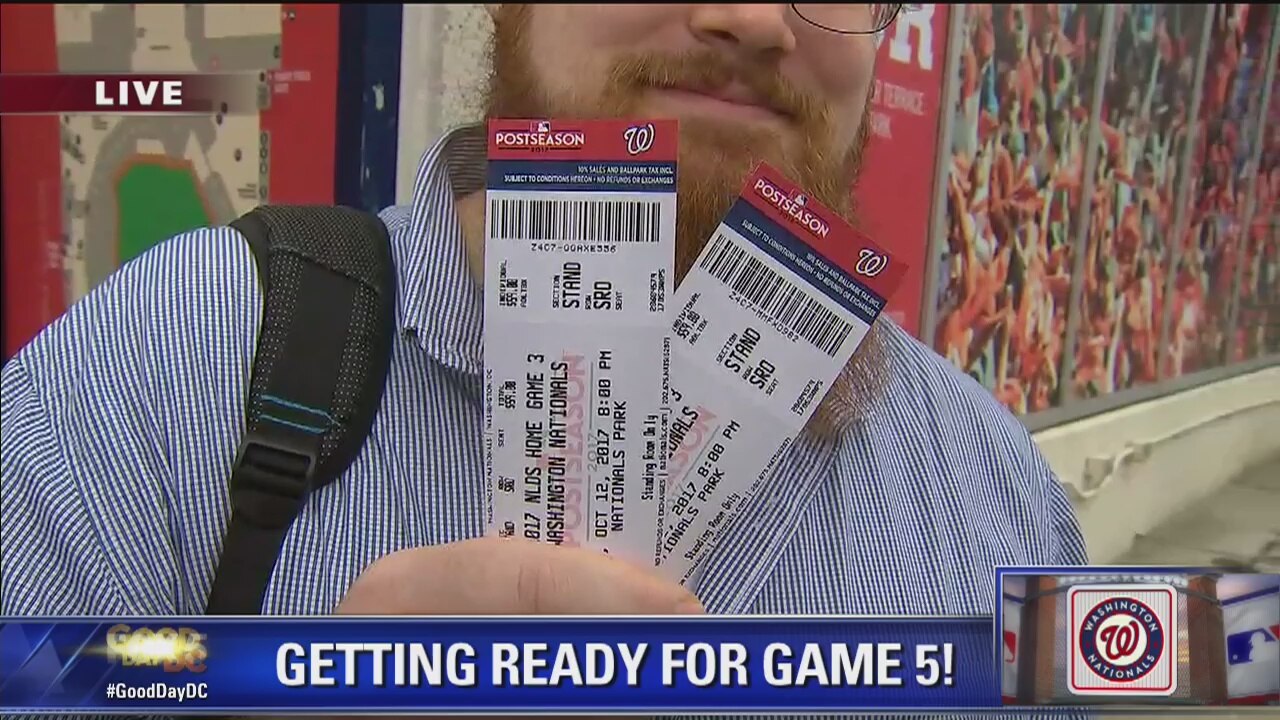 Nats fans get some of the last remaining tickets for NLDS Game 5