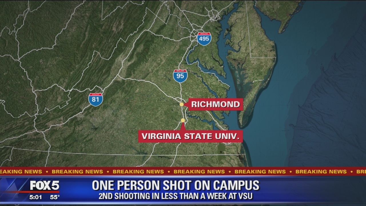 Police: Lockdown lifted after shooting on campus of Virginia State University