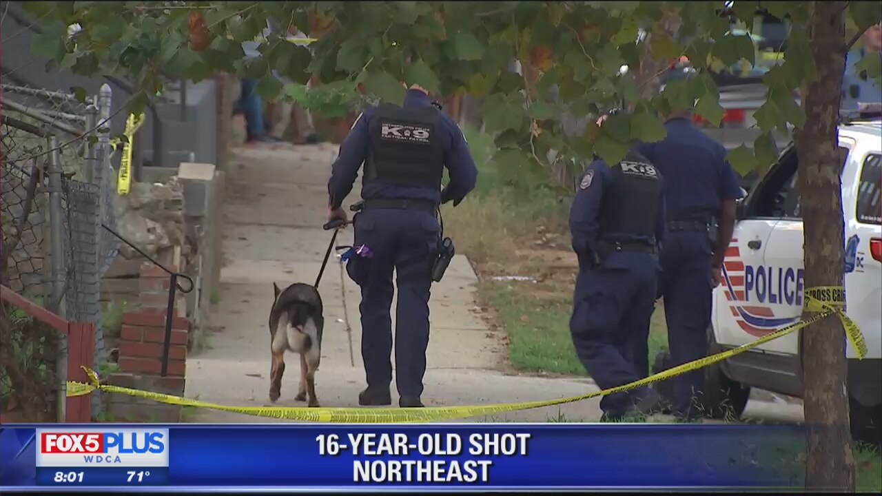 16-year-old boy found shot in apartment in Northeast DC
