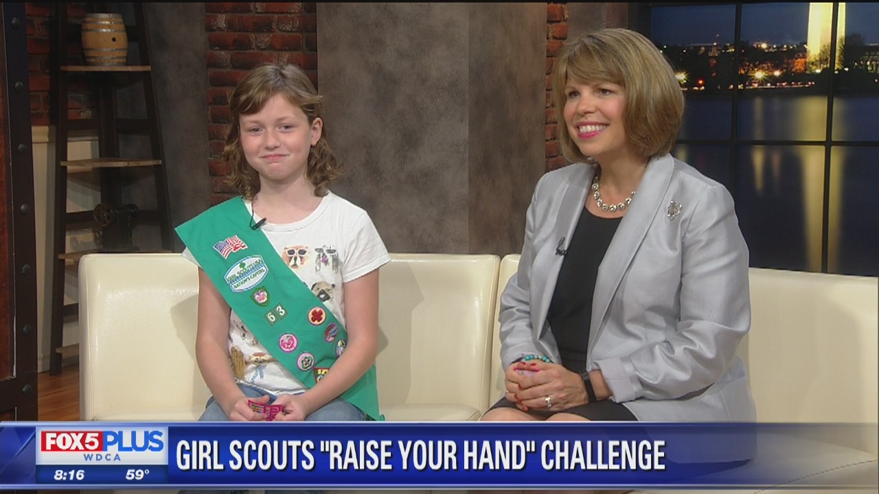 Girl Scouts' Raise Your Hand Challenge
