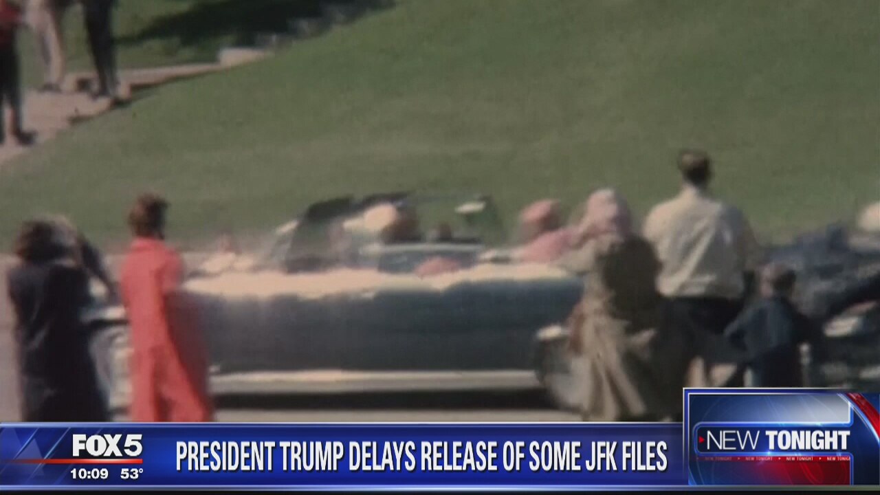 Some long-secret JFK files released, others blocked by Trump