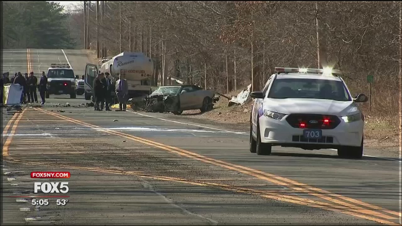 Fiery crash on Long Island | FOX 5 New York