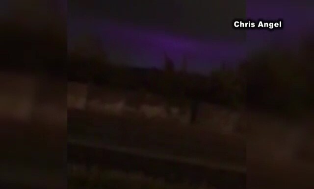 Mysterious purple sky over Prince George?s County