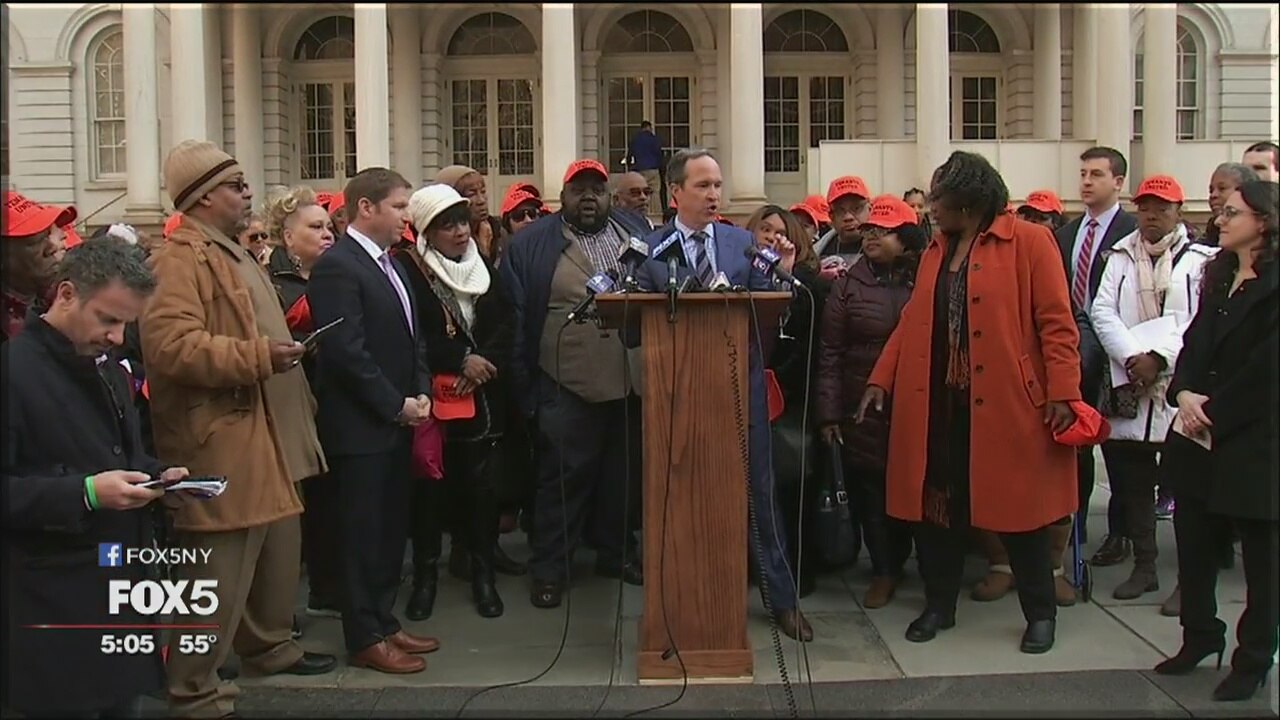 NYCHA tenants rally