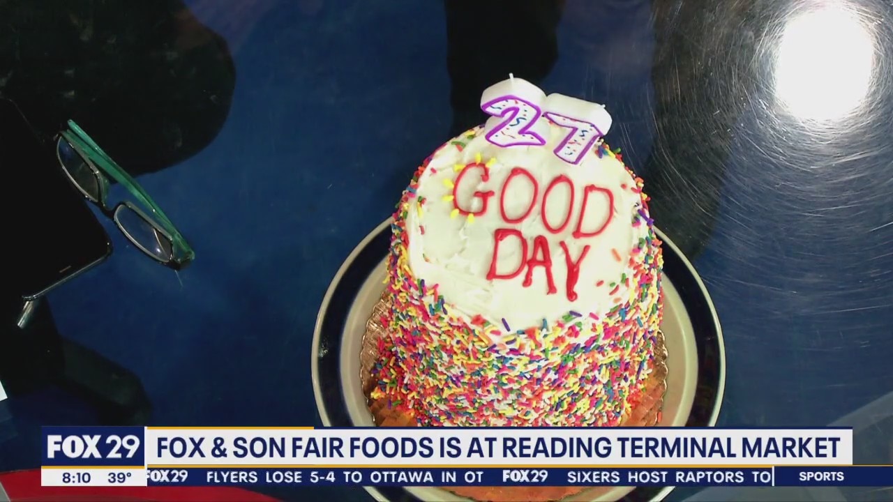 'Good Day' gets anniversary cake with April Fools Day surprise