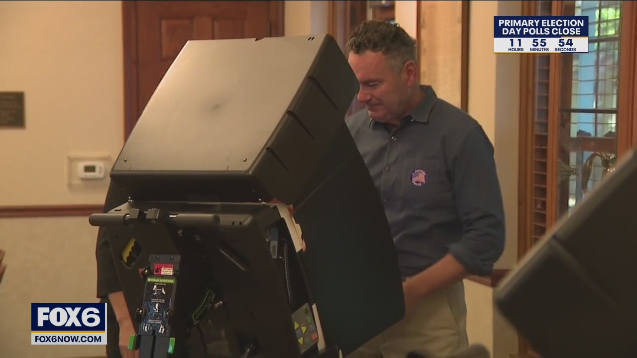 Tim Michels, Rebecca Kleefisch cast ballots in Wisconsin primary