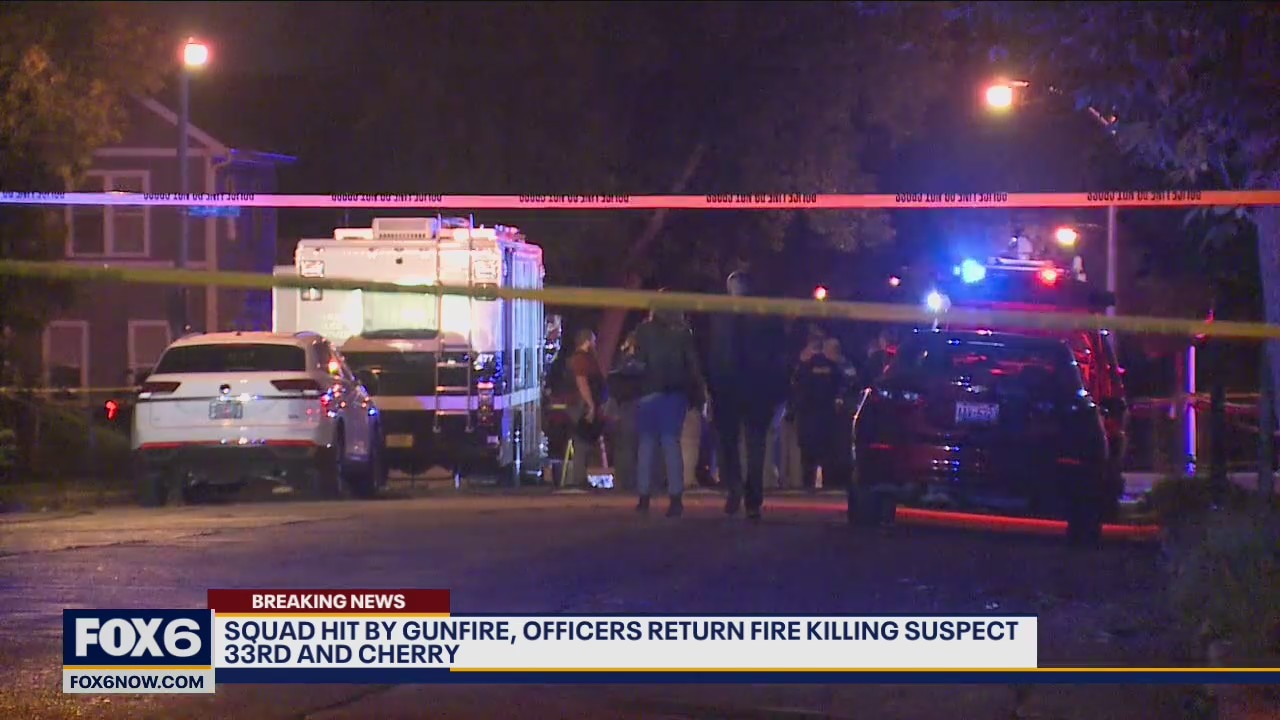 Milwaukee police shooting; suspect dead after shots fired at squad ...