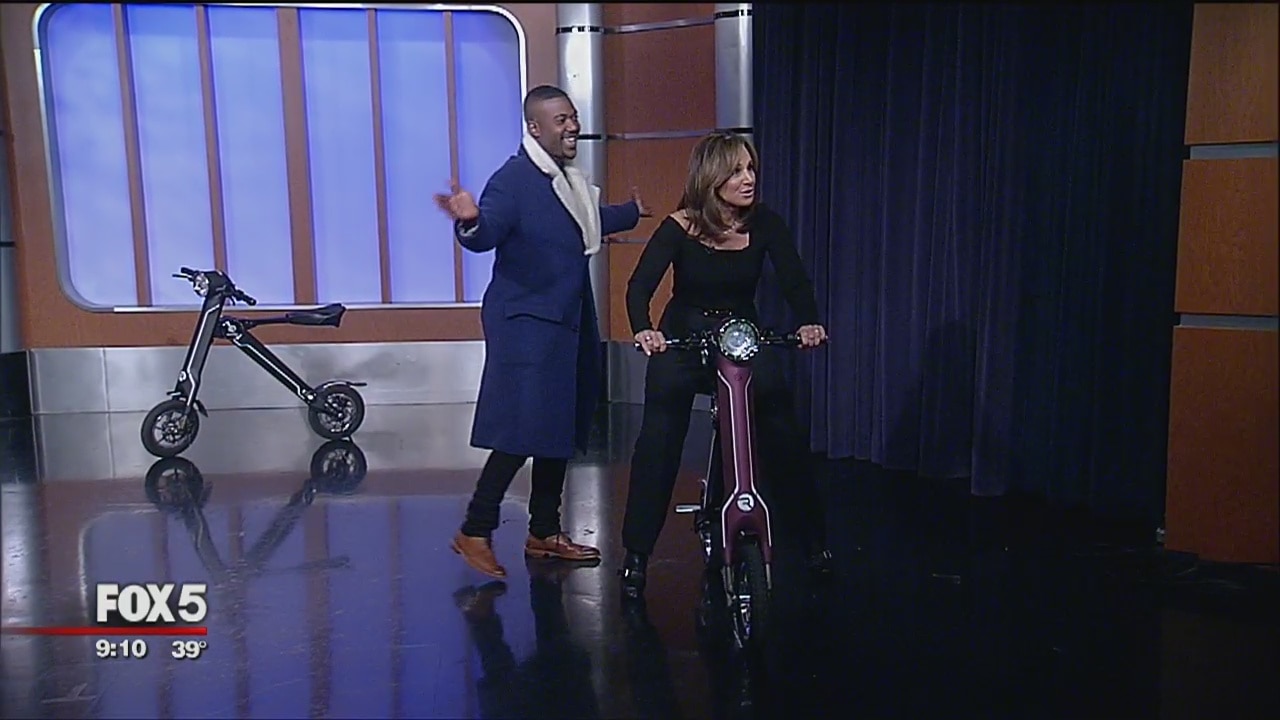 Rosanna rides a Scoot-E-Bike