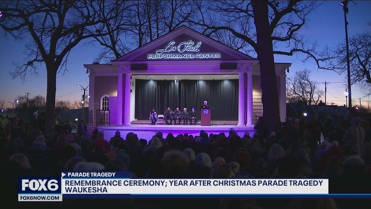 Waukesha remembrance ceremony; year after Christmas parade tragedy