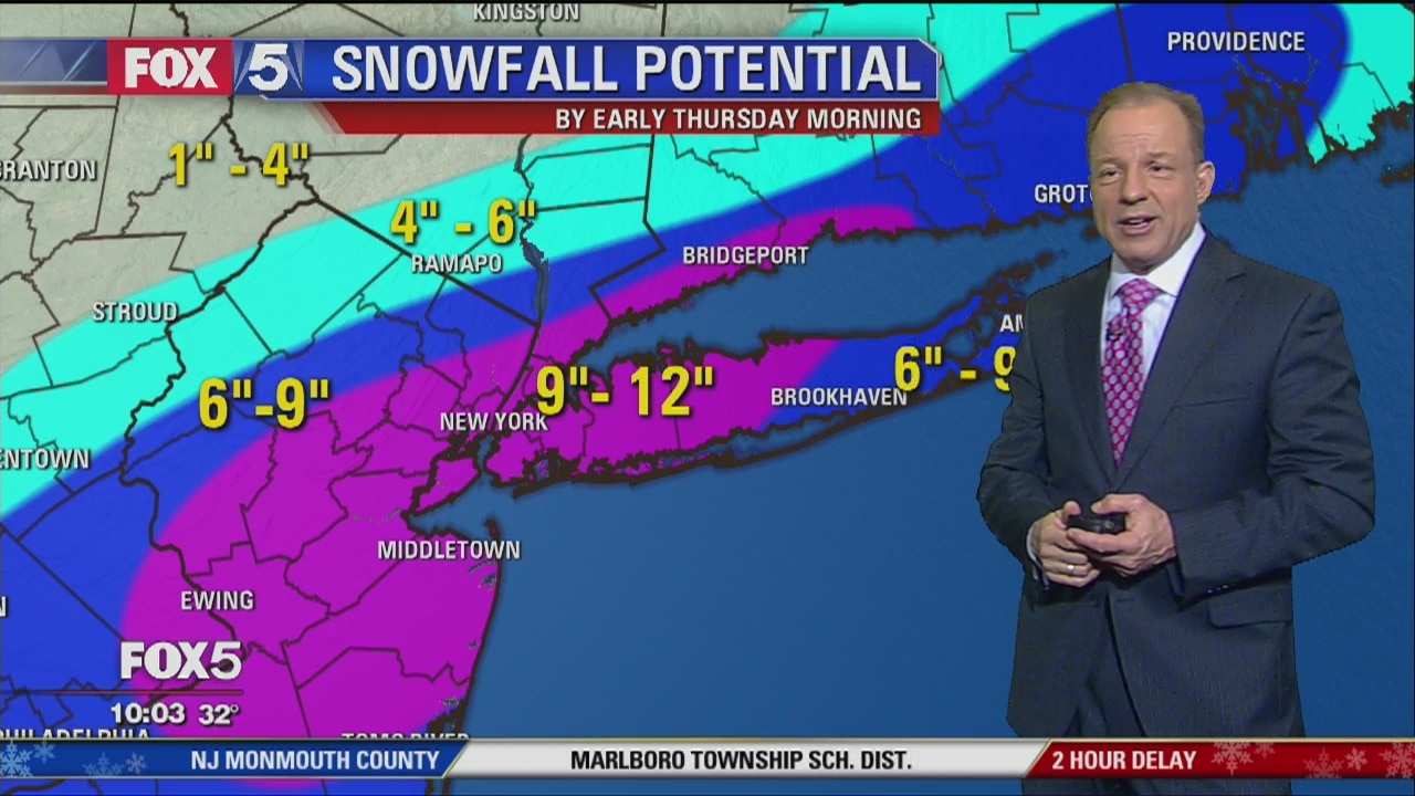 Nor'easter Update Wednesday Night