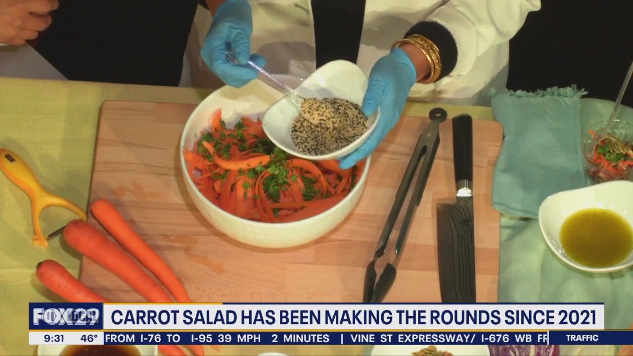 Raw carrot salad goes viral for apparent health benefits