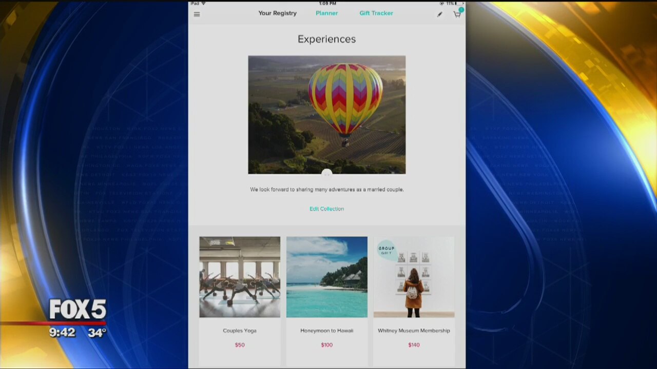 Wedding Week: Gift and experience registries