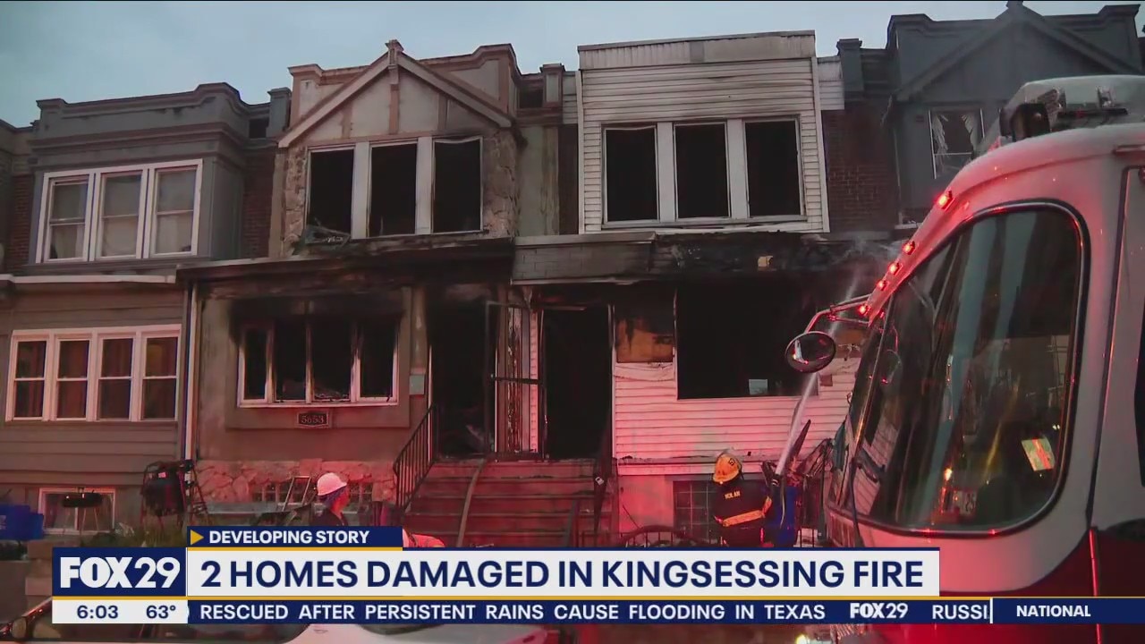 Fires in Kingessing burn through 3 homes in one morning