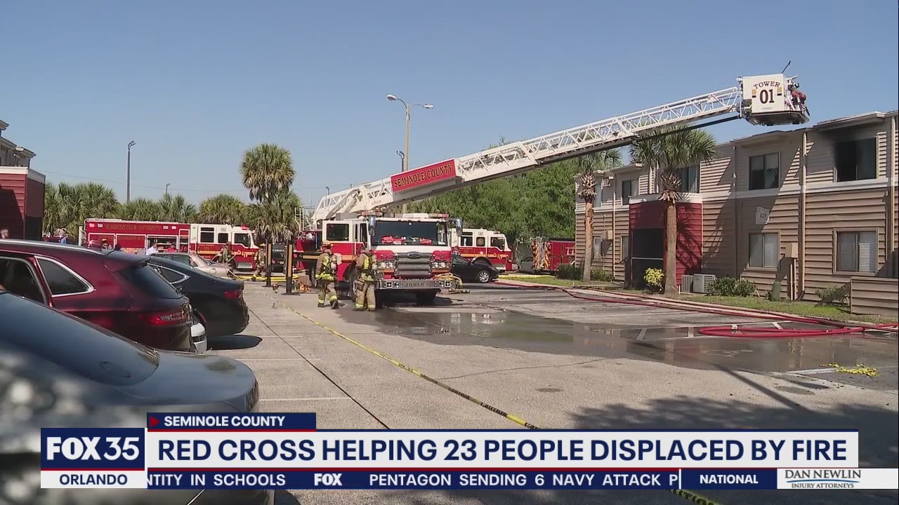 Red Cross helping 23 displaced by fire