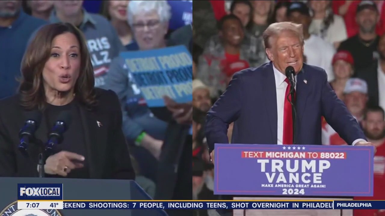 Trump, Harris hold rallies on eve of Election Day | FOX 29 Philadelphia