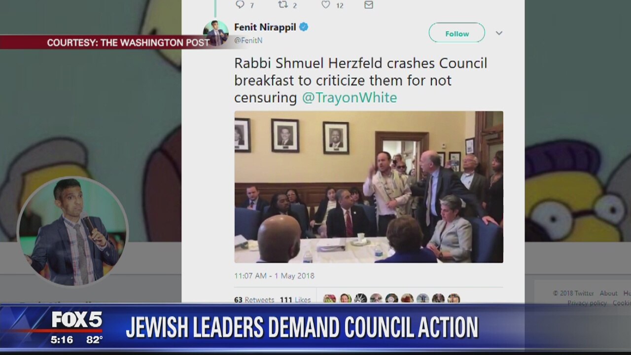 Jewish community leader demands action from DC Council members for insensitive comments
