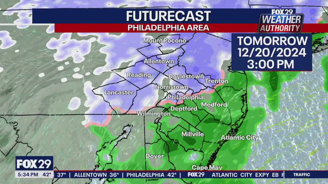 Weather Authority: 5 p.m. Thursday forecast