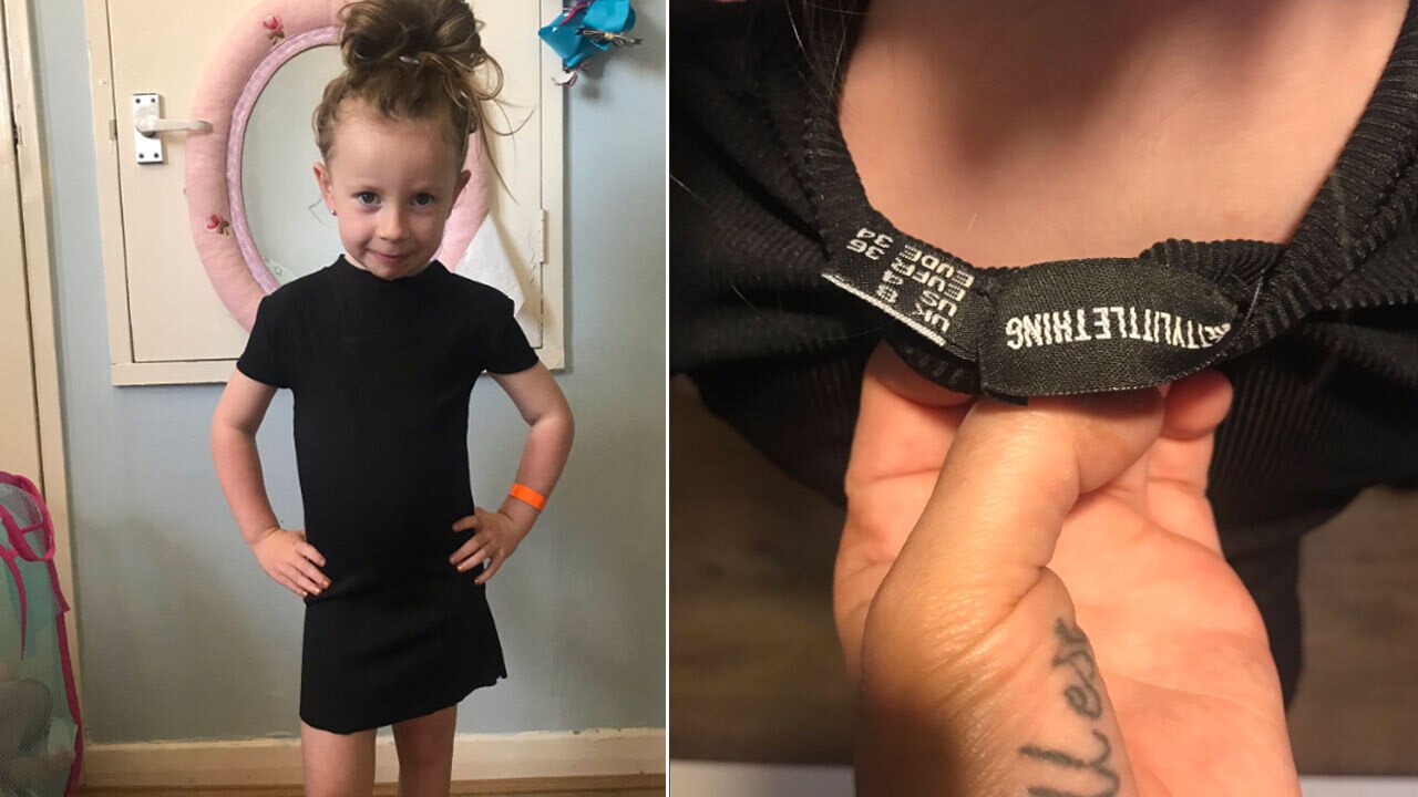 Mom calls out store on Twitter after dress she ordered came in so small it fit her daughter