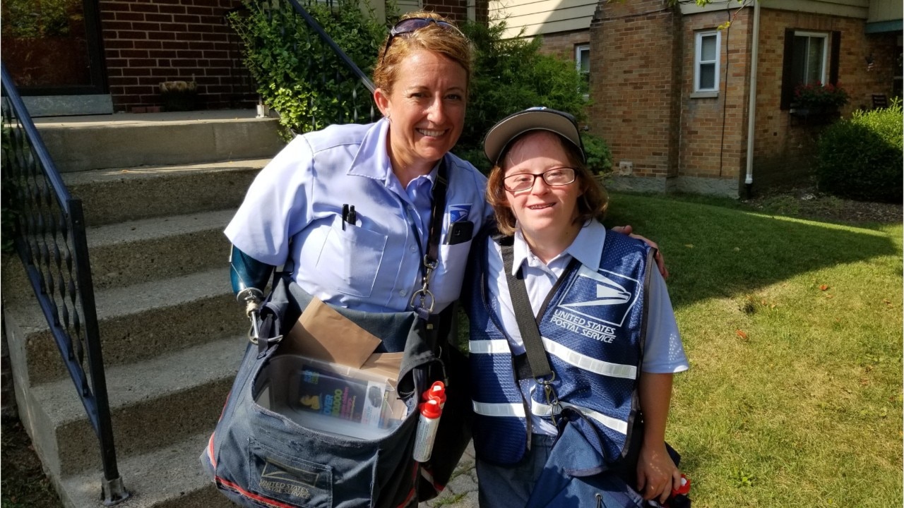 Ohio woman with Down syndrome and passion for mail gets her dream job for a day