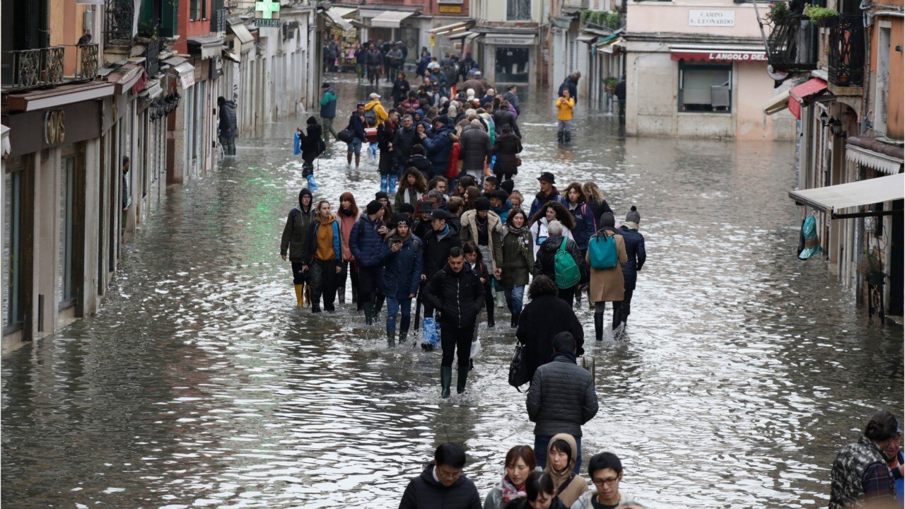 Venice experiences near record-breaking flooding