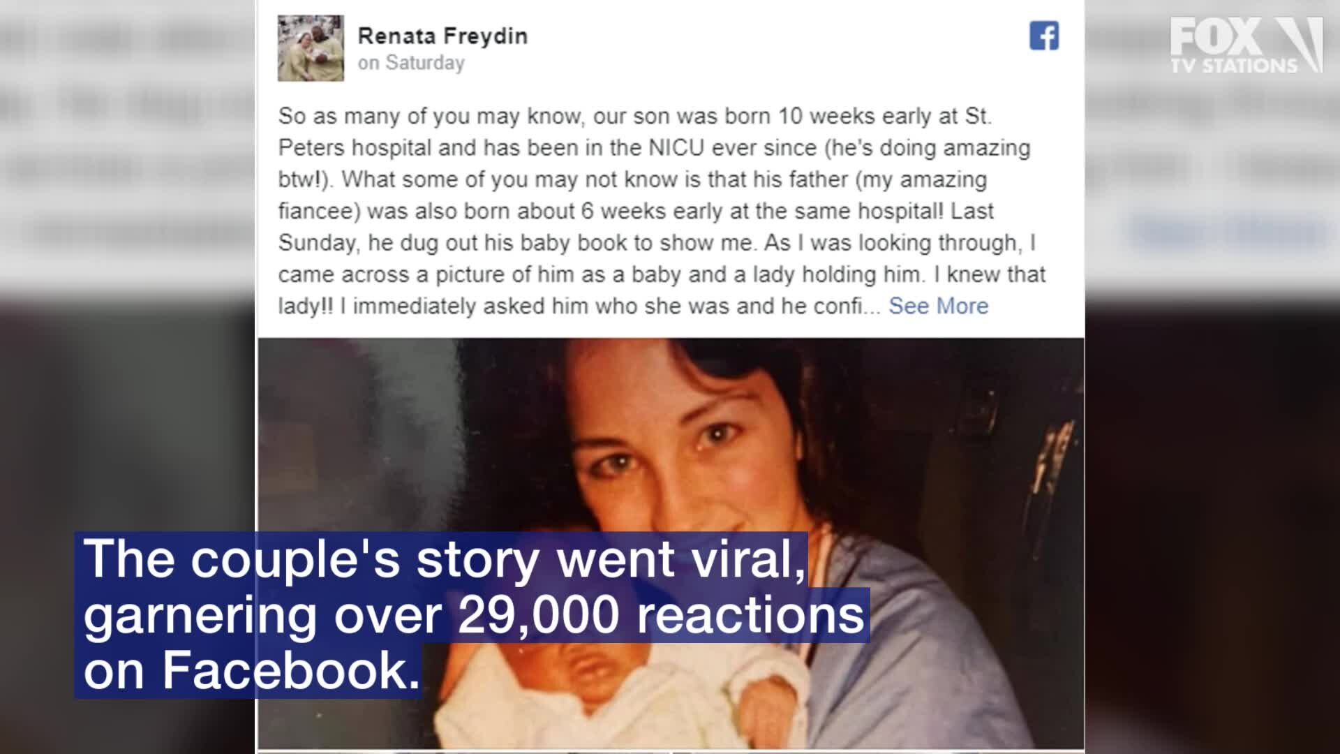 NICU nurse who treated newborn also treated child's father decades ago