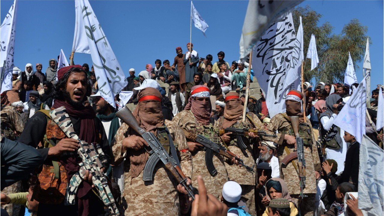 US strikes Taliban forces