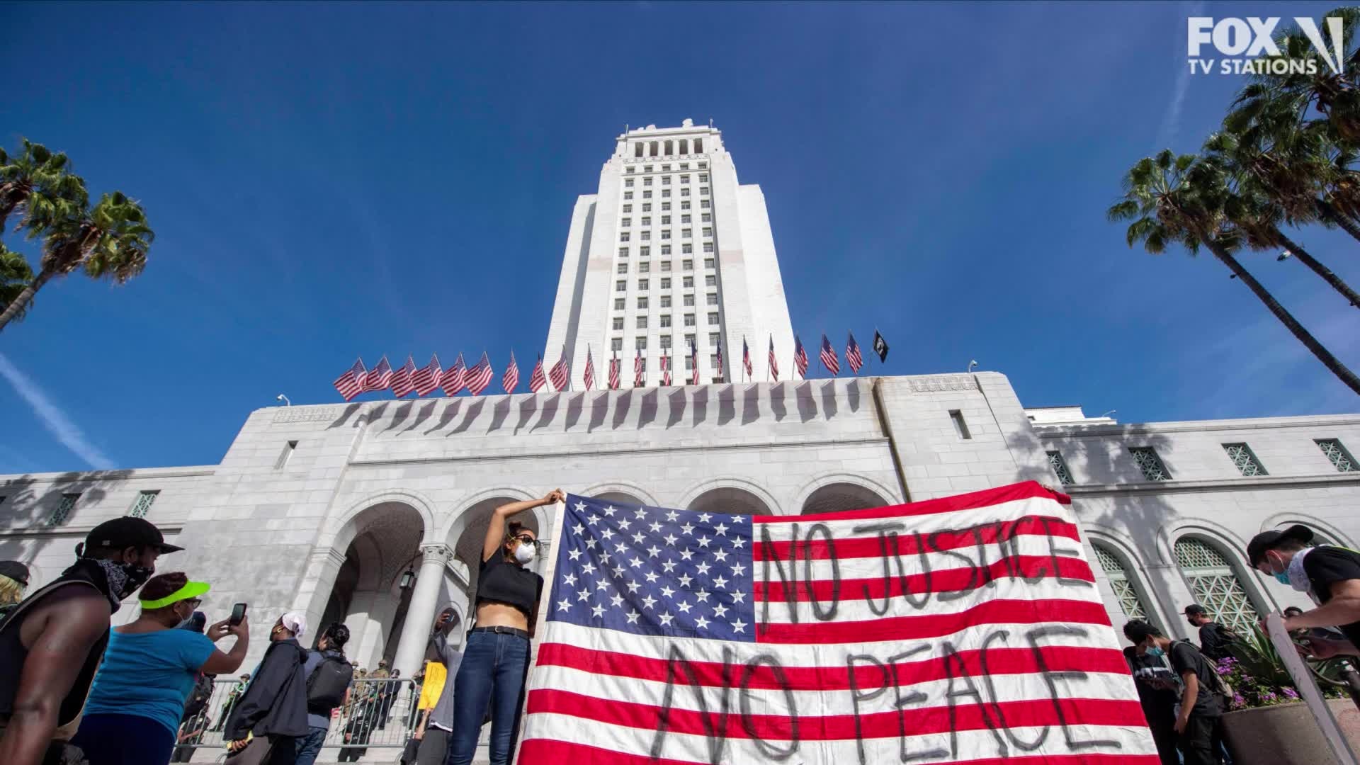 Weekend protests over George Floyd's death engulf America