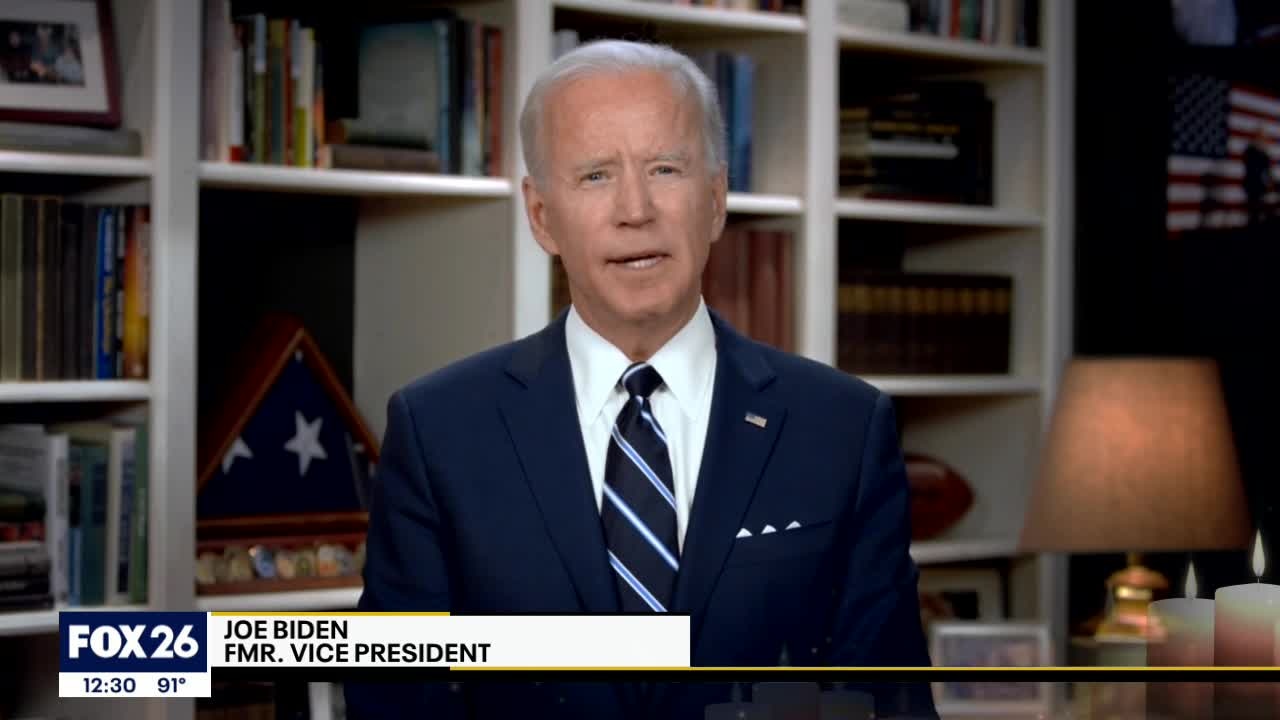 Joe Biden comments from George Floyd funeral