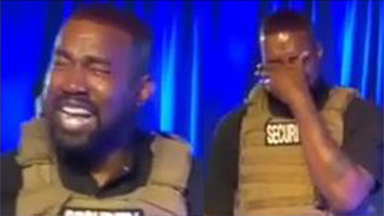 Kanye West Breaks Down During Abortion Monologue at campaign event