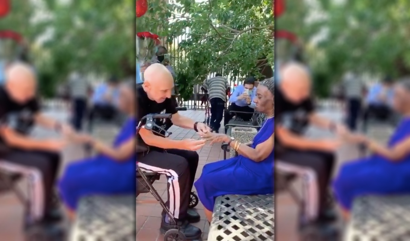 76-year-old nursing home resident proposes to 71-year-old girlfriend