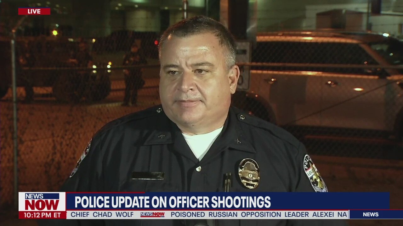 Louisville Police Department briefing following shooting of officers