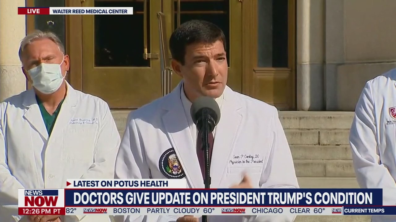 Doctors discuss Trump's COVID-19 condition ahead of hospital release