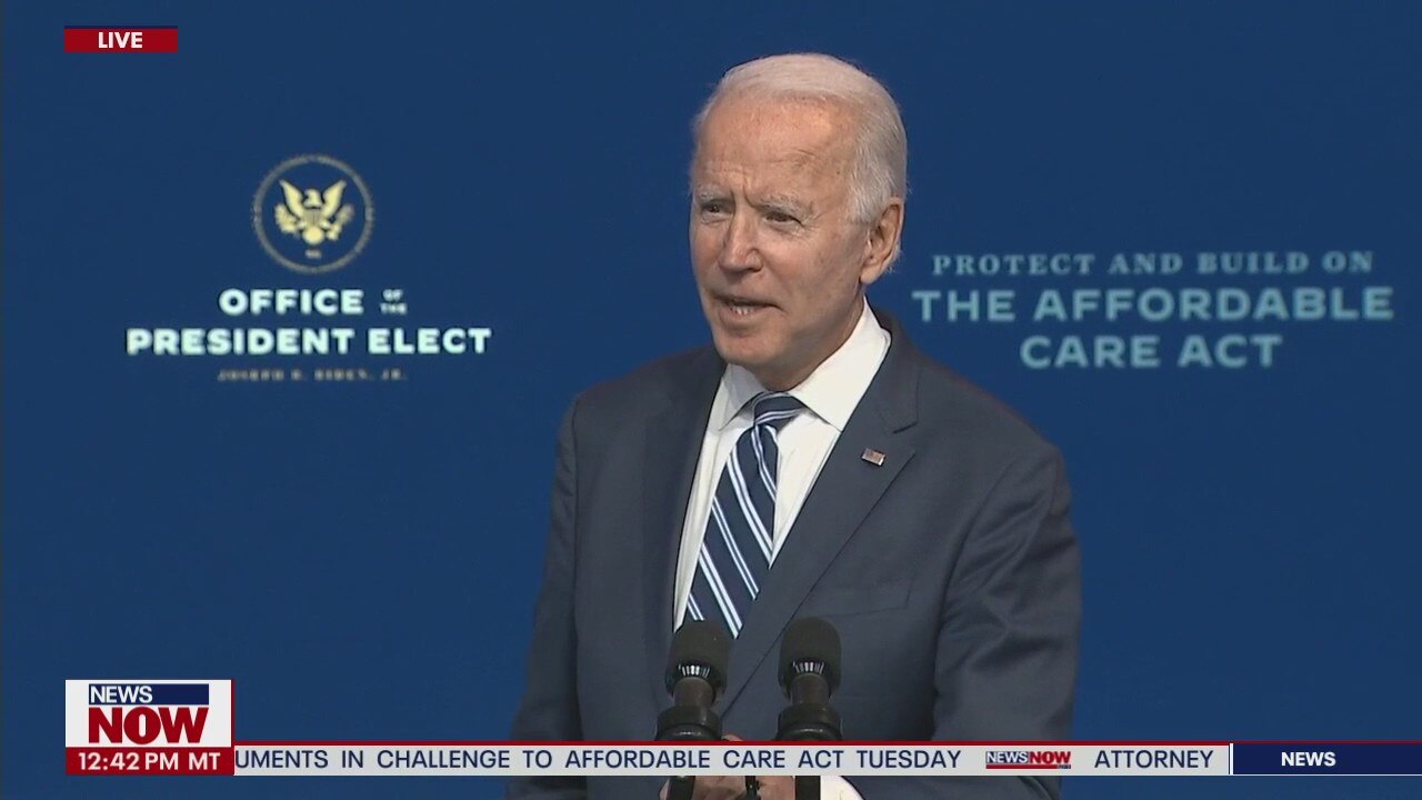 President-elect Joe Biden responds to Trump, supporters' refusal to acknowledge projected win