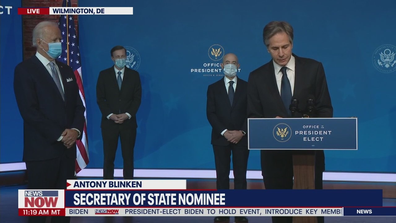 U.S. Secretary of State Antony Blinken speaks