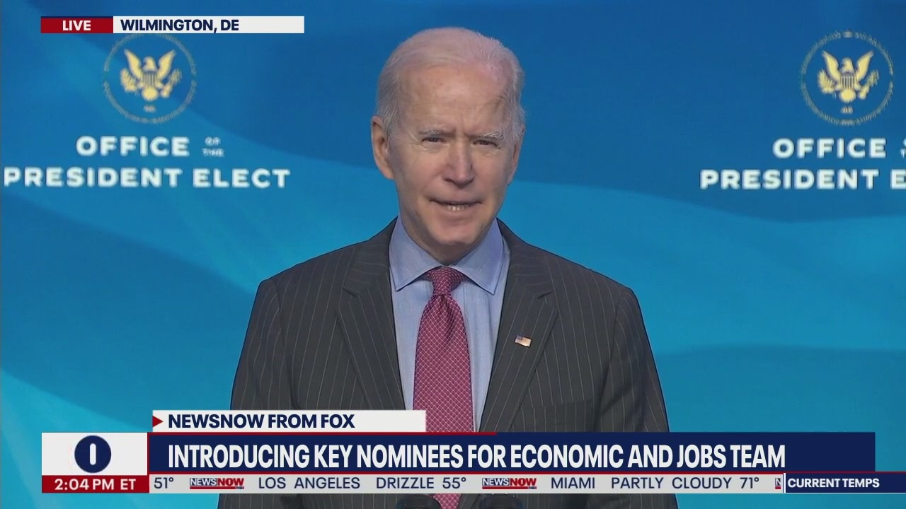 Biden calls on Congress to quickly confirm slate of Cabinet picks
