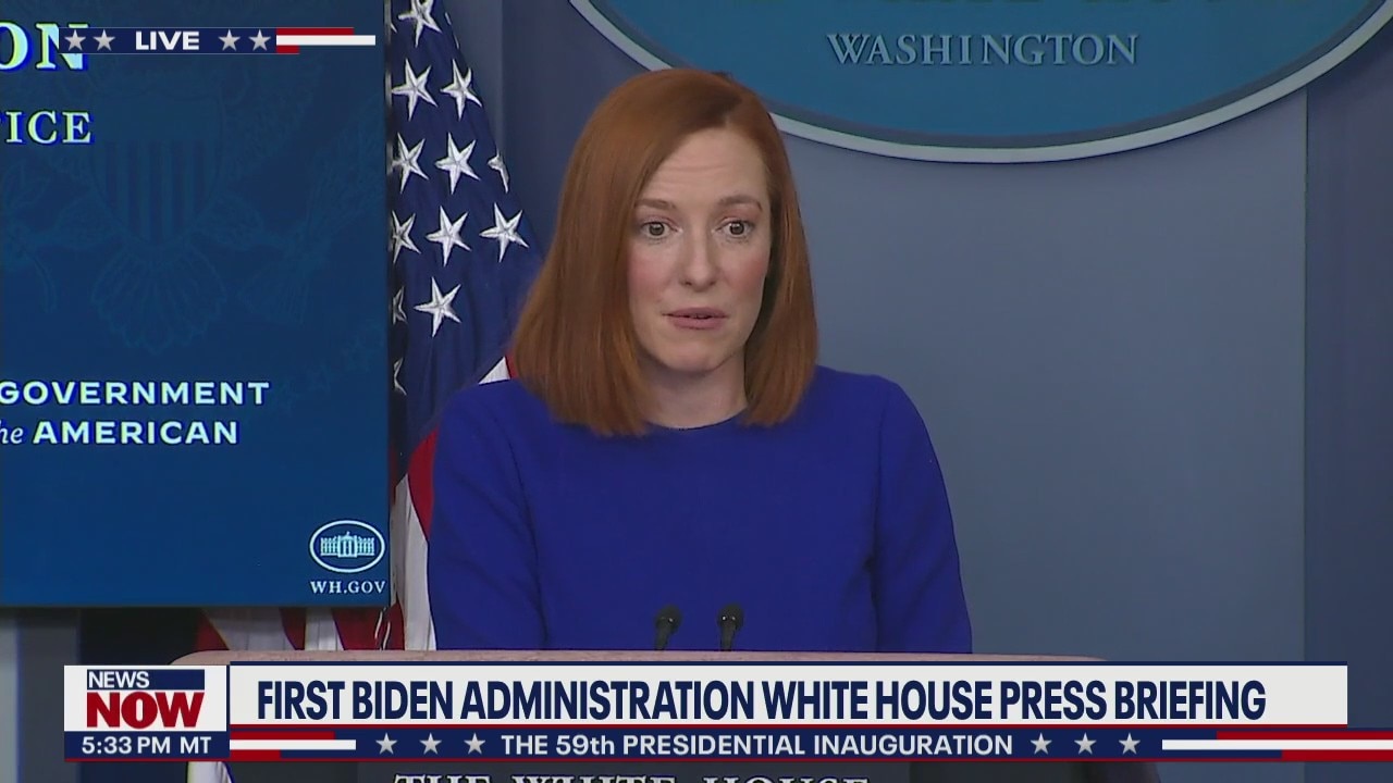 White House press secretary Jen Psaki holds first Biden administration briefing