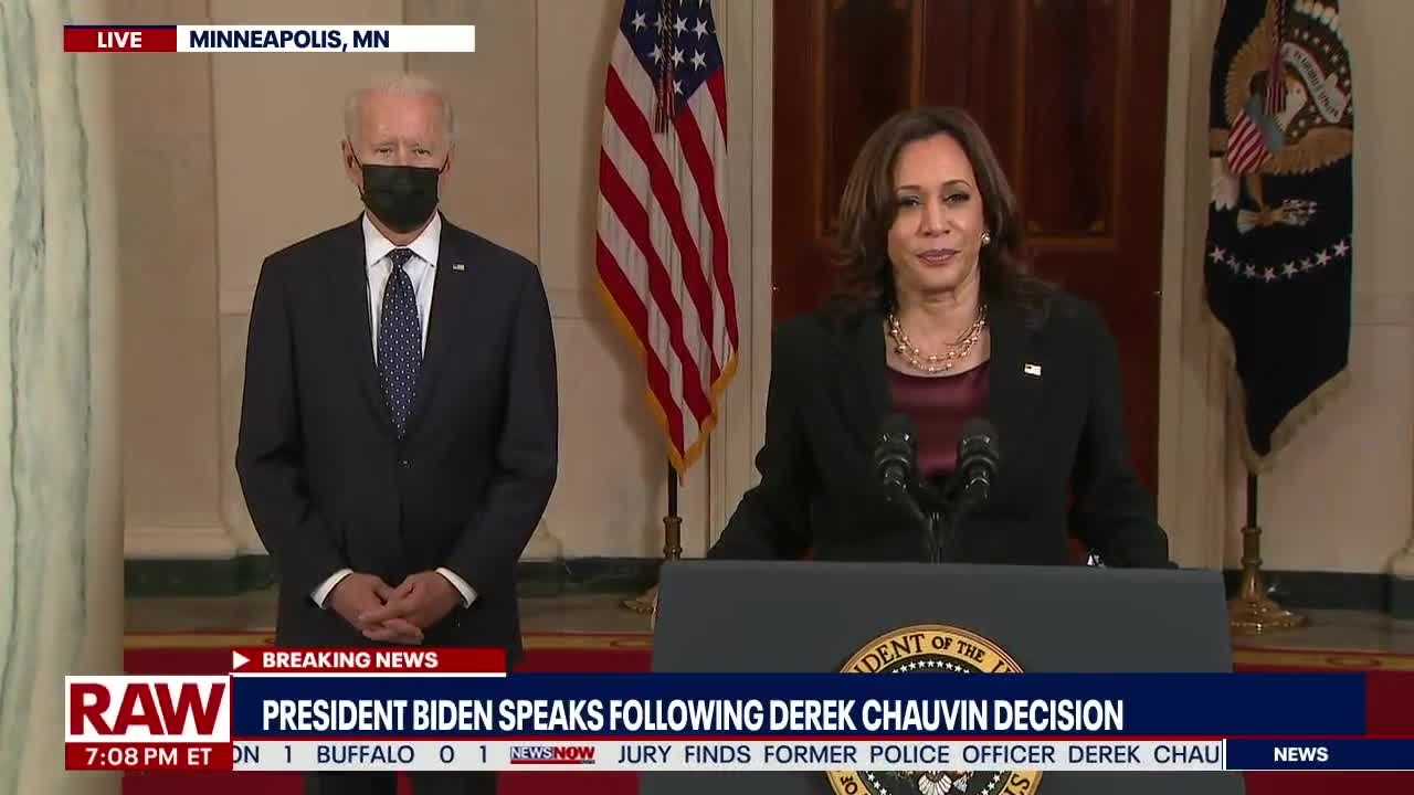 Derek Chauvin Guilty: President Biden and VP Harris React from White House