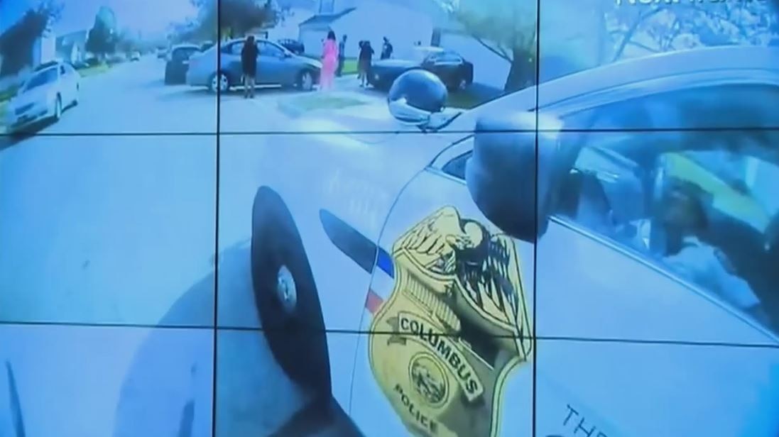 Police release bodycam footage of officer shooting teenage girl appearing to hold knife