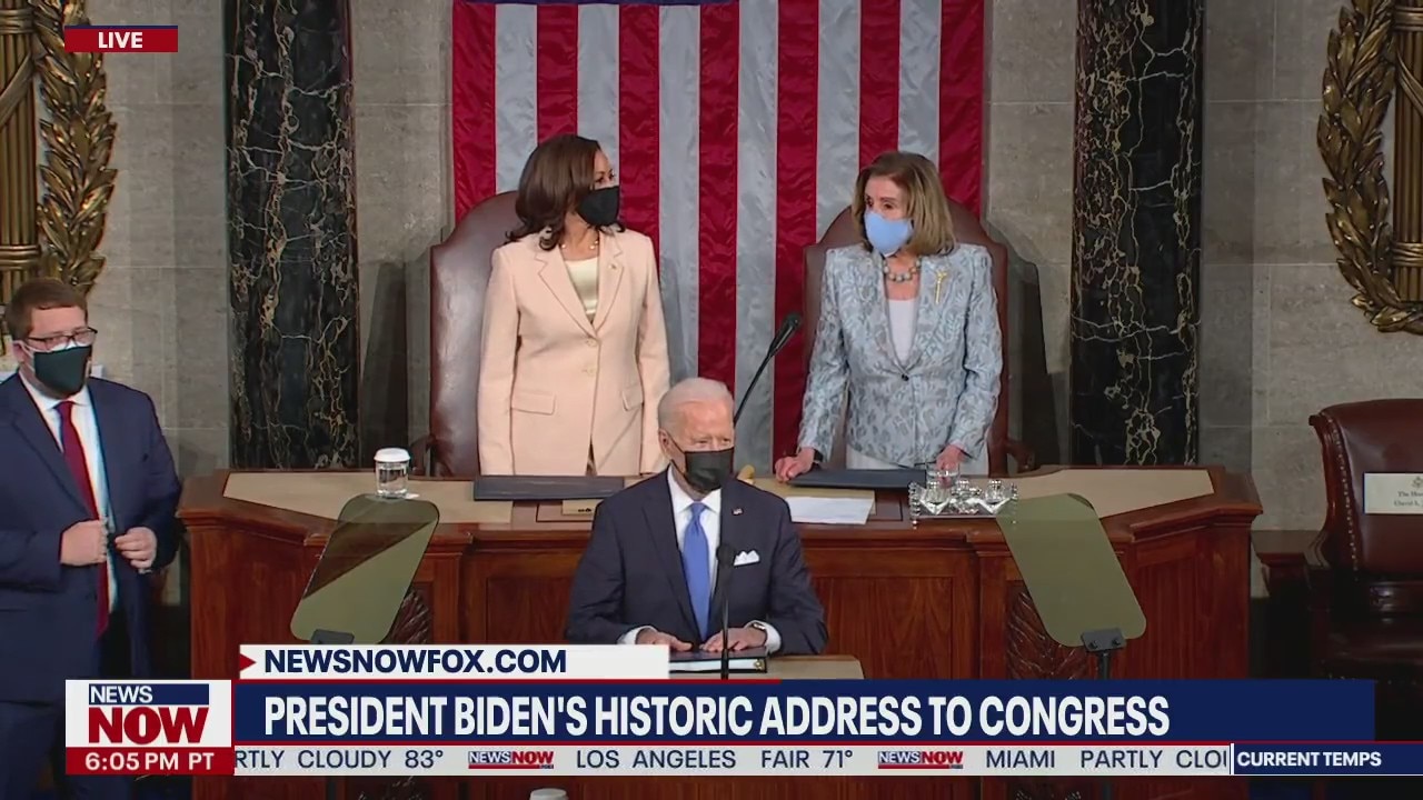 Vice President Harris, Speaker Pelosi make history during Congressional address